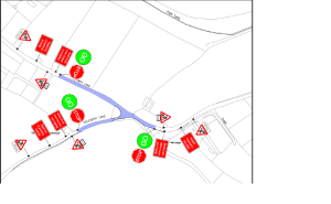 Stop Go Traffic Management map